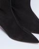 Topshop Topshop Sophie Premium suede leather pointed toe knee high boots in chocolate-Brown - 3