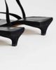 Topshop Topshop Sophie strappy mid heel sandals in black print hair on real leather - 3