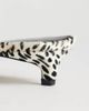 Topshop Topshop Sophie strappy mid heel sandals in dalmatian print hair on real leather-White - 3
