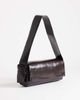 Topshop Topshop Spencer strap detail shoulder bag in chocolate-Brown - 2