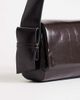 Topshop Topshop Spencer strap detail shoulder bag in chocolate-Brown - 3