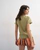 Topshop Topshop Sport graphic boxy tee in green - 4