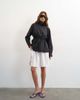 Topshop Topshop sport stripe detail shorts in ecru-White - 1