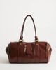 Topshop Topshop Star hardware detailing medium bowler shoulder bag in chocolate-Brown - 1