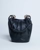 Topshop Topshop Steffie shoulder bag with ring detail in black - 1