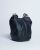 Topshop Topshop Steffie shoulder bag with ring detail in black - 4