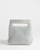 Topshop Topshop Stella diamante small grab bag in silver - 4