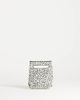 Topshop Topshop Stella hair on real leather small grab bag in dalmatian print-White - 1