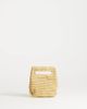 Topshop Topshop Stella small clutch purse in natural straw effect-Neutral - 1