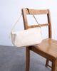 Topshop Topshop Stina real leather shoulder bag in off-white pony - 2