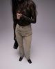 Topshop Topshop straight Kort jeans in sand-Neutral - 1