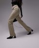 Topshop Topshop straight Kort jeans in sand-Neutral - 3