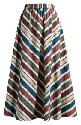 Topshop Topshop Stripe Cotton Skirt