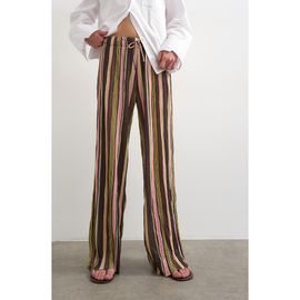 Topshop Topshop Stripe Crinkle Tie Waist Pants