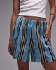 Topshop Topshop striped crinkle wide leg shorts in multi - 4