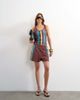 Topshop Topshop striped shorts in chocolate - part of a set-Brown - 1