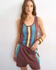 Topshop Topshop striped shorts in chocolate - part of a set-Brown - 4
