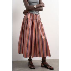 Topshop Topshop Striped Taffeta Skirt