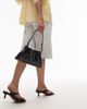 Topshop Topshop Stroll ruched drawstring shoulder bag in black - 2