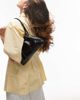Topshop Topshop Stroll ruched drawstring shoulder bag in black - 3
