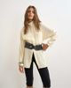 Topshop Topshop studded real leather chunky belt in black - 1