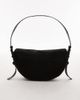 Topshop Topshop Sunday real leather shoulder bag in black pony - 3