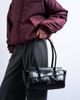 Topshop Topshop Sunny shoulder bag with asymmetric flap in black - 3