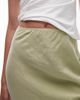 Topshop Topshop super soft cupro bias cut maxi skirt in olive-Green - 3