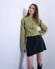 Topshop Topshop super soft cupro mini skirt in black - 1