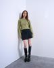 Topshop Topshop super soft cupro mini skirt in black - 3