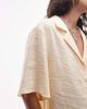Topshop Topshop super soft cupro shirt in buttermilk - part of a set-Yellow - 2