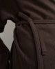Topshop Topshop supersoft wrap detail top set in chocolate-Brown - 4