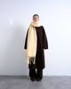 Topshop Topshop Sydney blanket scarf in buttermilk-Yellow - 1