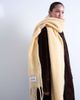 Topshop Topshop Sydney blanket scarf in buttermilk-Yellow - 3