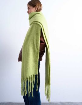 Topshop Topshop Sydney blanket scarf in green