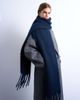 Topshop Topshop Sydney blanket scarf in navy - 1