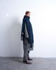 Topshop Topshop Sydney blanket scarf in navy - 3