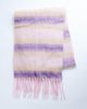 Topshop Topshop Sydney blanket scarf in purple stripes - 1