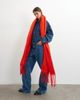 Topshop Topshop Sydney blanket scarf in red - 1