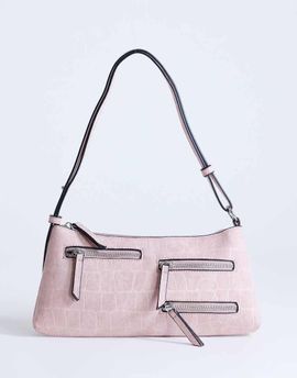 Topshop Topshop Sydney pocket shoulder bag in dusty pink