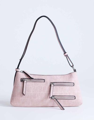 Topshop Topshop Sydney pocket shoulder bag in dusty pink