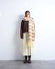 Topshop Topshop Sydney striped blanket scarf in green & brown-Multi - 1