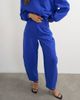 Topshop Topshop tailored bubble barrel leg pants in blue - 3