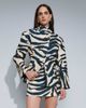 Topshop Topshop tailored mini skirt in zebra - part of a set-Multi - 1