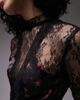 Topshop Topshop Tall lace and print mix mini dress in multi - 2
