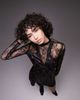 Topshop Topshop Tall lace and print mix mini dress in multi - 3