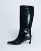 Topshop Topshop Tanya point toe knee high boot in black - 4