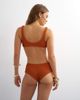 Topshop Topshop Tara short cheeky bikini bottoms in rust-Orange - 2