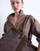 Topshop Topshop Tate faux shearling tote bag in chocolate-Brown - 3