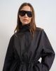 Topshop Topshop techy drawcord waist jacket in black - 3
